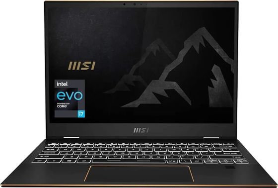 Ультрабук 13.4&quot; MSI Summit E13 Flip Evo A13MT-243US touch черный i7-1360P 16Gb/1Tb IrisXeGr W11H (9S7-13P311-243)