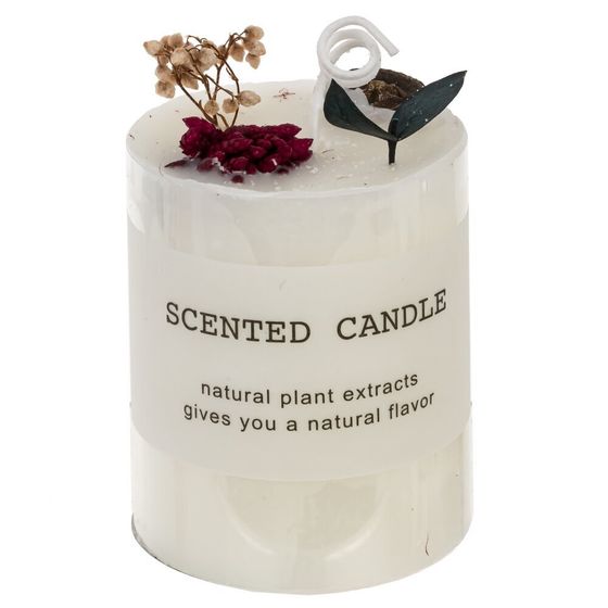 Свеча ароматическая, L6 W6 H9 см, 4в.