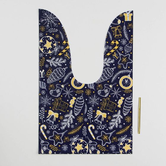 !Набор 4 штуки - Мешок подарочный «Новогодний», 21 х 16.5 см, Новый год