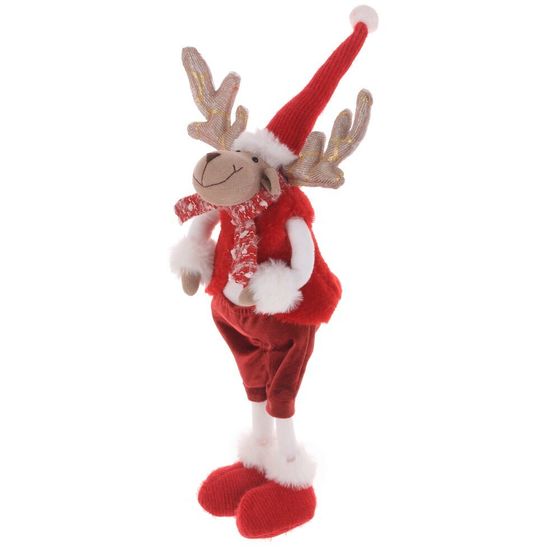Игрушка набивная &quot;Олень&quot;, L18 W12 H53 см, 2в.