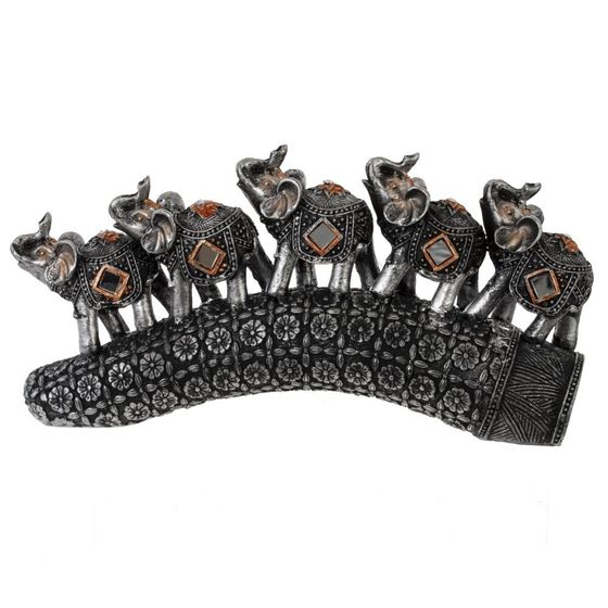 Фигурка декоративная &quot;Слоны&quot;, L22 W5 H10,5 см