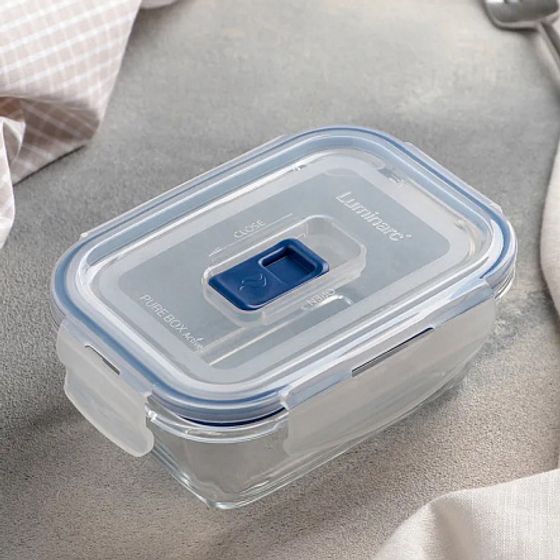 Контейнер стеклянный PUREBOX ACTIVE прямоугольный 380мл