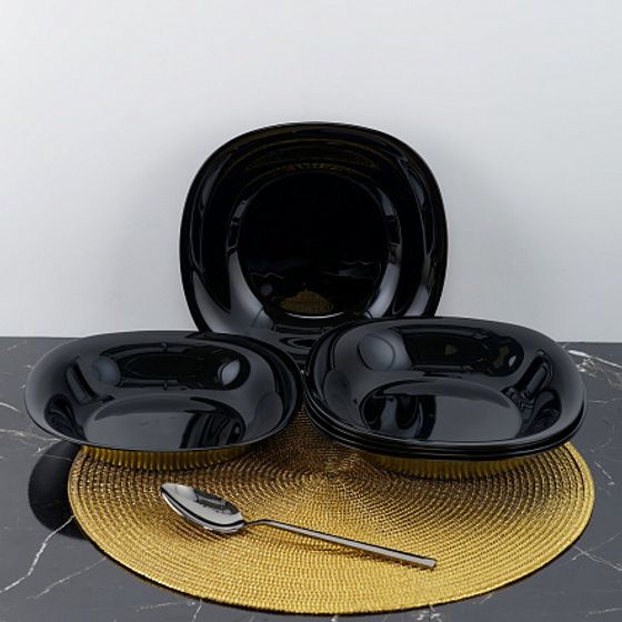 Тарелка суповая НЬЮ КАРИН черная 21см