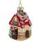 Украшение новогоднее "Домик", L5 W5 H10,5 см