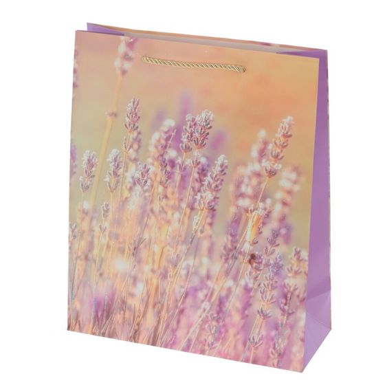 Пакет подарочный (бумага 210г/м2, блок 12шт), L26 W10 H32 см, 4в.