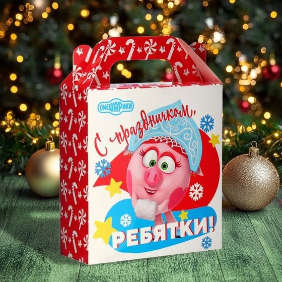 Новогодний подарок, сладкий, детский &quot;Смешарики&quot;, конфеты, 350 г