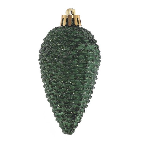 Набор из 4шт Украшение новогоднее &quot;Шишка&quot;, L17 W8,5 H5 см