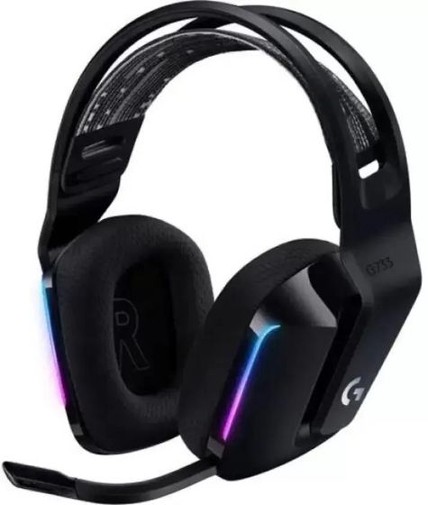 Гарнитура накладная Logitech Headset G733 LIGHTSPEED беспроводная черный (981-000866)