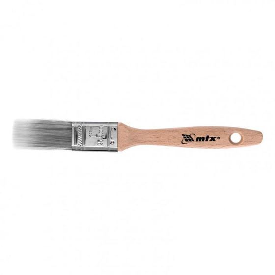Кисть плоская MTX 83315, Platinum, искусственная щетина, деревянная ручка, 1&quot;