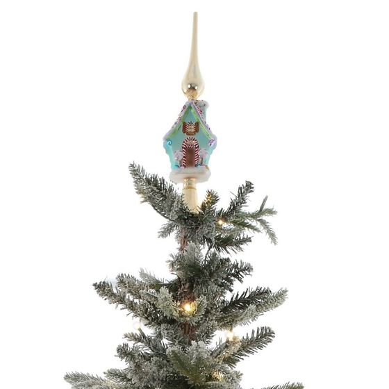 Елка искусственная "Муза" с подсветкой, L81 W81 H182 см, 582 ветки, 100 LEDламп, работает от сети