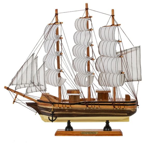 Изделие декоративное &quot;Корабль&quot;, L32 W5,5 H31 см