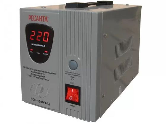 Стабилизатор напряжения Ресанта АСН-1 500/1-Ц 1000Вт серый