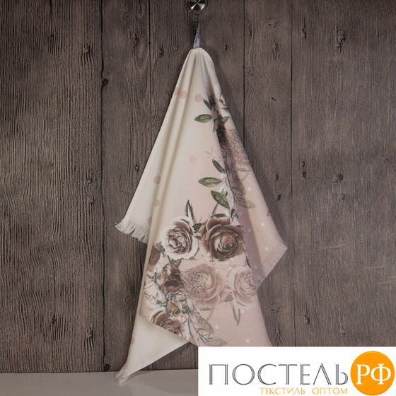 MT751PUD Кухонное полотенце Tivolyo Home POINT ROSE пудровый 50X70