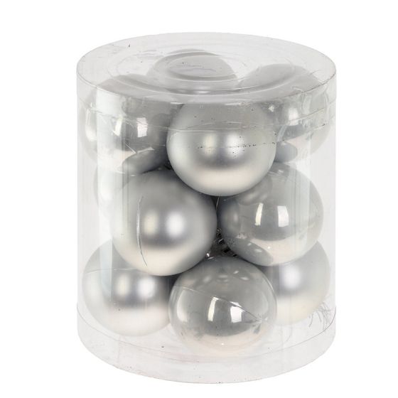 Набор из 12шт Украшение новогоднее &quot;Шар&quot;, D 4 см, L9,5 W9,5 H10,5 см