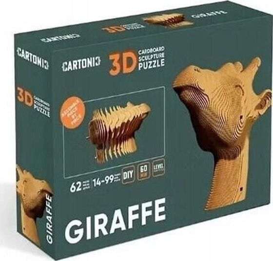 Puzzle 3d Giraffe cartonic