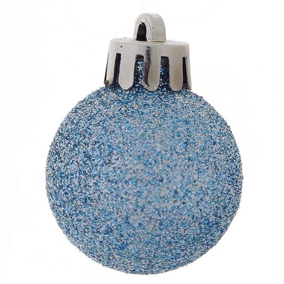 Набор из 24шт, Украшение новогоднее Шар "Нежное сияние", D 6 см, L6 W6 H7 см