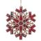 Украшение новогоднее &quot;Снежинка&quot;, L15 W0,5 H15 см, 3в.