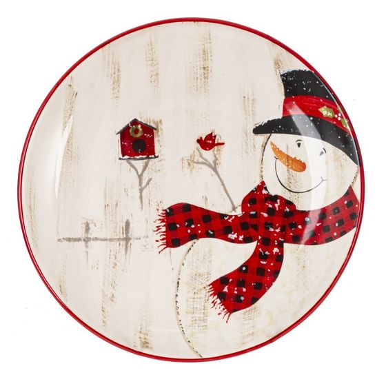 Тарелка, L24 W24 H2,5 см