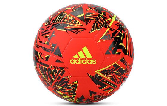 Футбольный мяч Adidas Messi Series Size 1 TPU Machine Stitched унисекс Красный неоновый/Черный/Ярко-желтый неоновый