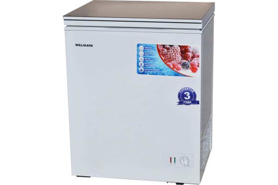 Морозильный ларь Willmark CF-170G (КОМПРЕССОР TOSHIBA, до -24С, 165л, 1 корз. стеклянная крышка)