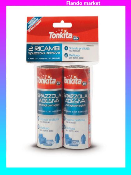 !Запасная щетка липкая для одежды 2 штуки Tonkita