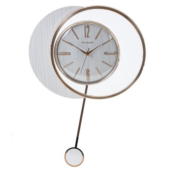 Часы настенные декоративные (2xАА н/п), L42 W5 H63 см