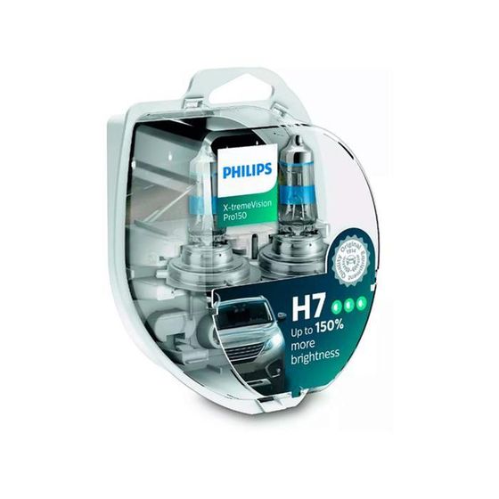 Лампа Philips H4 12 В, 60/55W (P43t) (+150% света) X-treme Vision Pro150, 2 шт, 12342XVPS2