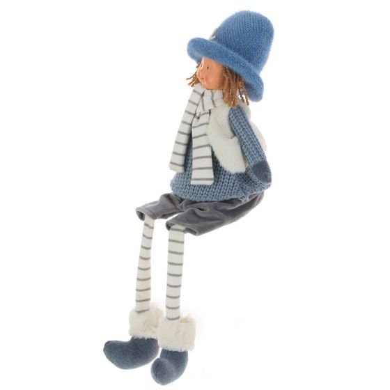 Игрушка набивная &quot;Девочка, мальчик&quot;, L20 W10 H27 см, 2в.