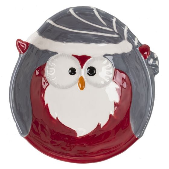 Салатник &quot;Сова&quot;, L12 W13 H4 см, 2в.