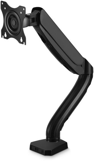 Кронштейн для мониторов Buro M1 черный 17&quot;-27&quot; макс.9кг крепление к столешнице поворот и наклон