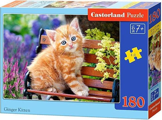 Castorland Puzzle Rudy kotek 180 elementów (018178)