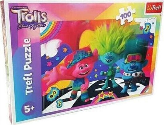 Trefl Puzzle 100 Веселые Тролли TREFL