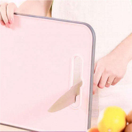 Доска разделочная FIBER 28x37см с ножеточкой