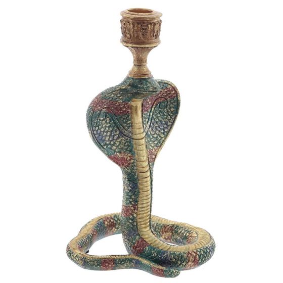 Подсвечник &quot;Змея&quot;, L12,5 W13,5 H24 см, 2в.