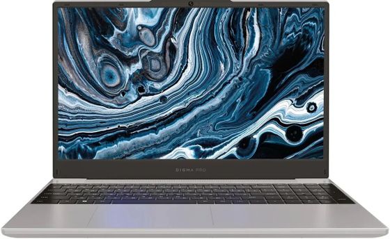 Ноутбук 15.6&quot; Digma Pro Breve Ryzen 5 7430U 16Gb SSD512Gb AMD Radeon IPS FHD (1920x1080) Windows 11 Professional silver WiFi BT Cam 4500mAh (DN15R5-A