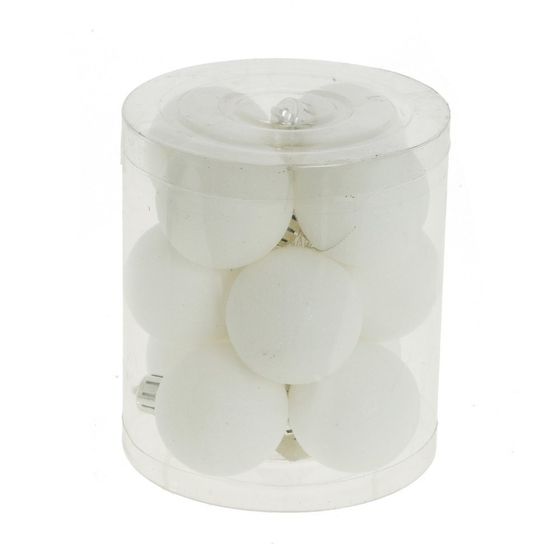 Набор из 12шт Украшение новогоднее &quot;Шар&quot;, D 4 см, L9,5 W9,5 H10,5 см