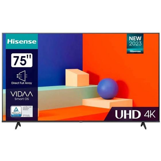 Телевизор LED 75&quot; Hisense 75A6K черный 4K Ultra HD Smart TV VIDAA