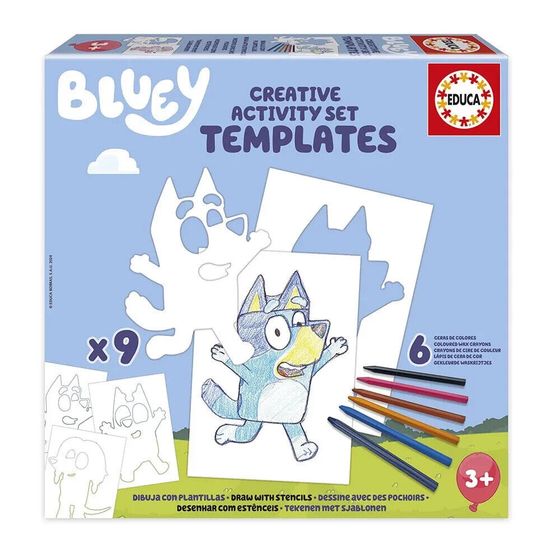 EDUCA Templates Bluey Creative Activity Set Puzzle