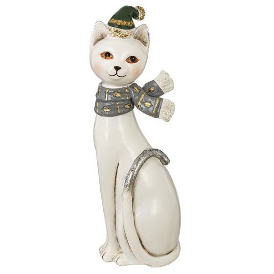 Фигурка декоративная "Кошка", L9 W7 H25 см, 2в.