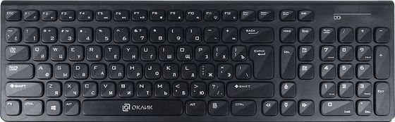 Клавиатура Oklick 880S беспров. черный