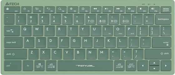 Клавиатура A4Tech Fstyler FBX51C беспров. зеленый BT/Radio
