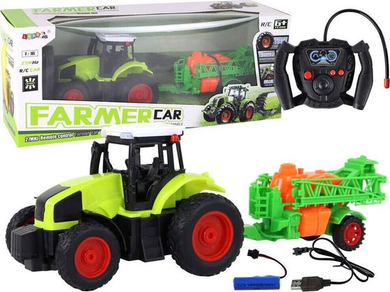 LeanToys Traktor z Opryskiwaczem RC Zdalnie Sterowany 1:16