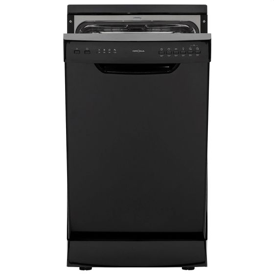 Посудомоечная машина Krona RIVA 45 FS BL черный 9 комплектов (узкая)