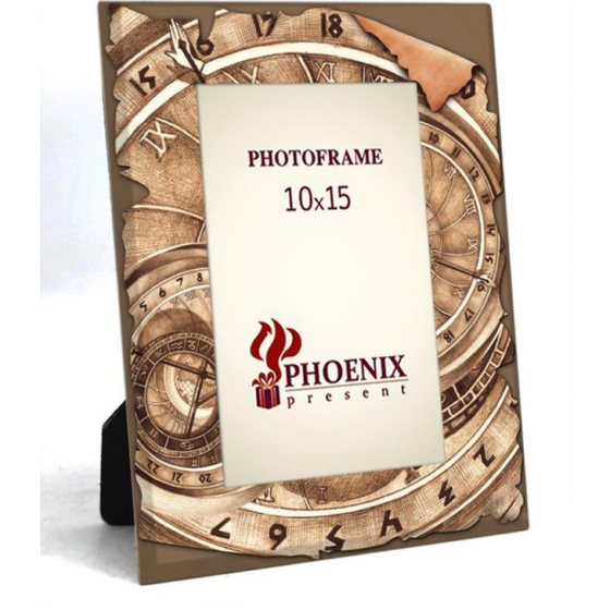 !09 Фоторамка "Компас" 10x15 см. стекло