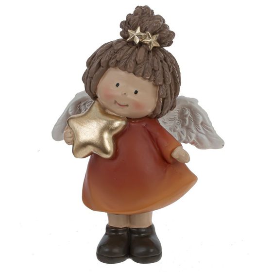 Фигурка декоративная &quot;Девочка-Ангел&quot;, L7 W4 H9 см, 4в.