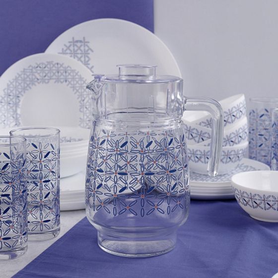 Набор столовый DIWALI CARINOSA BLUE 46 предметов