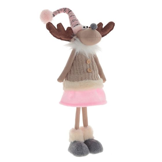 Игрушка набивная &quot;Олень&quot;, L18 W13 H56/34 см, 2в.