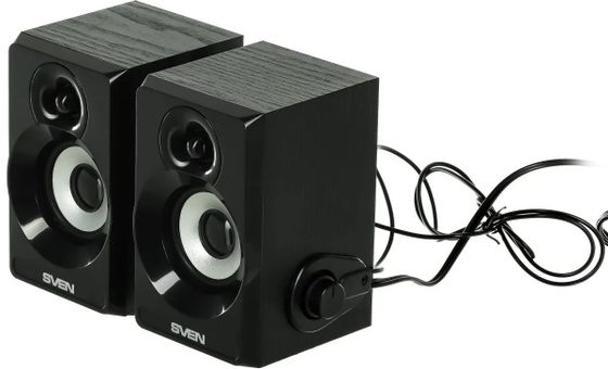 Колонки 2.0 Sven SPS-517 6Вт черный