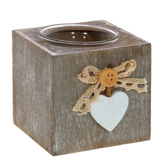 Подсвечник, L8 W8 H8 см, 3в.