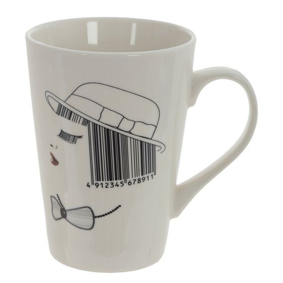 Кружка 400 мл, L12 W9 H12 см, дизайн микс